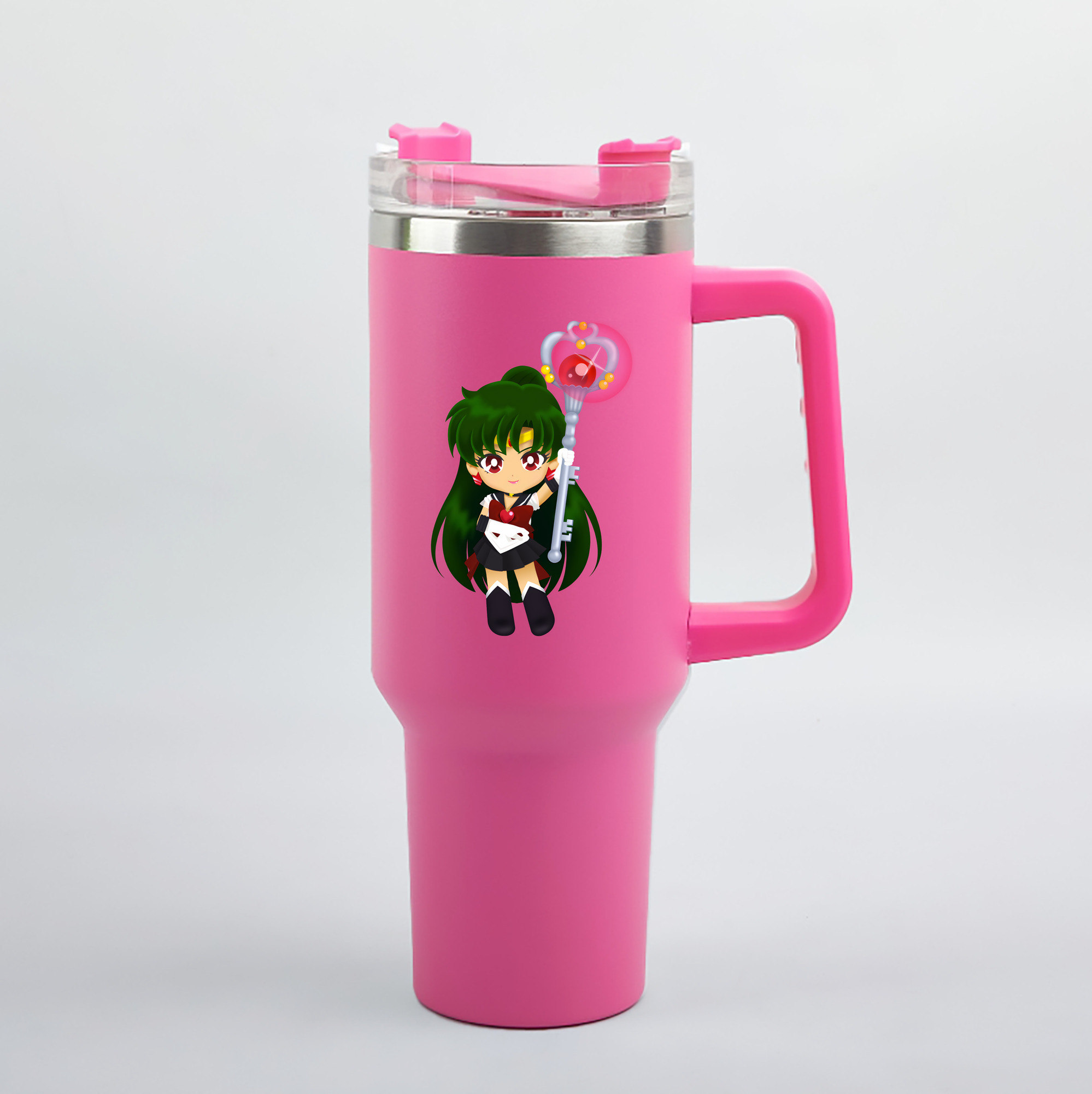 （画像用） 美少女戦士セーラームーン 冥王せつな Sailor Moon Meiou Setsuna 1200mL車用タンブラー（カラープリント）